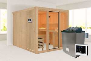 Sauna Askja Systemsauna, Fronteinstieg