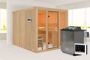 Sauna Askja Systemsauna, Fronteinstieg