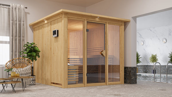 Sauna Askja Systemsauna, Fronteinstieg