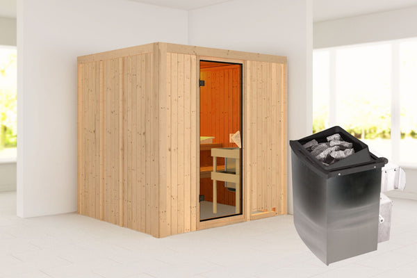 Sauna Sodin Systemsauna, Fronteinstieg