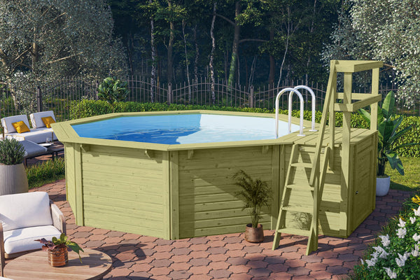 Massivholzpool Modell 1X