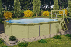 Massivholzpool Modell 4X