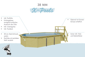 Massivholzpool Modell 4X