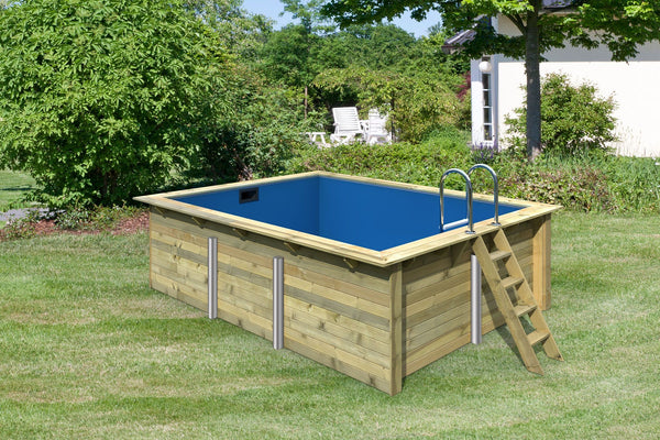 Massivholzpool Rechteck 2