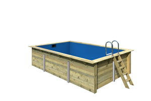 Massivholzpool Rechteck 3