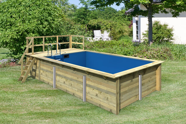 Massivholzpool Rechteck 3