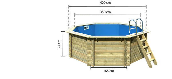 Massivholzpool Modell 1