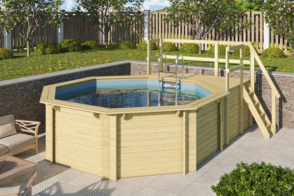 Massivholzpool Modell 1