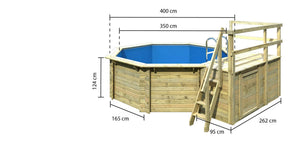 Massivholzpool Modell 1