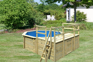 Massivholzpool Modell 1