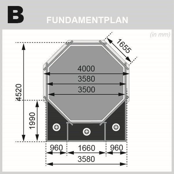 Massivholzpool Modell 1