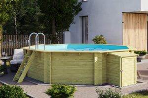 Massivholzpool Modell 2