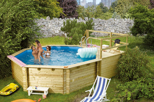 Massivholzpool Modell 2
