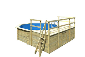 Massivholzpool Modell 2