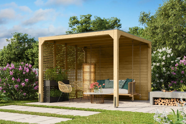 Pavillon Cubus Pavillon, naturbelassen