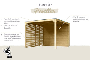 Pavillon Cubus Pavillon, naturbelassen