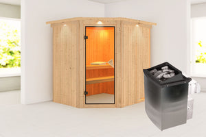 Sauna Siirin Systemsauna, Eckeinstieg