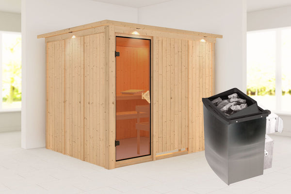 Sauna Gobin Systemsauna, Fronteinstieg