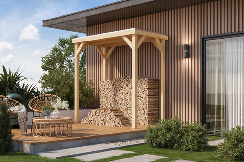 Pavillon Cubeco halb Pavillon, naturbelassen