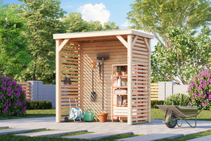 Pavillon Cubeco halb Pavillon, naturbelassen