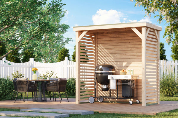Pavillon Cubeco halb Pavillon, naturbelassen