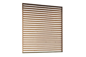 Lamellenwand für Cubeco naturbelassen