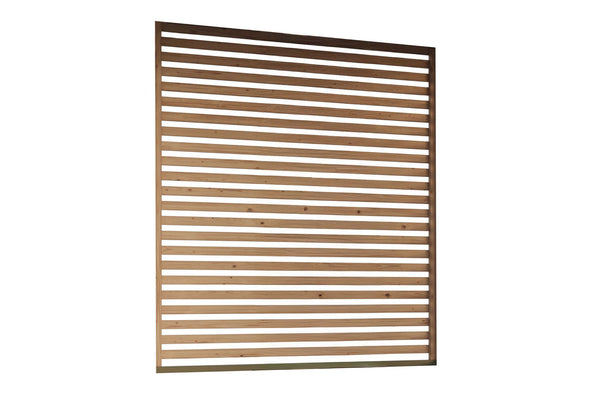 Lamellenwand für Cubeco naturbelassen