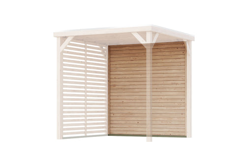 Seitenwand für Cubeco naturbelassen