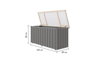 Freizeitbox Indium 2 Freizeitbox, graualuminium