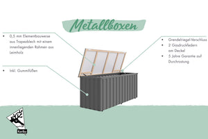 Freizeitbox Indium 3 Freizeitbox, graualuminium