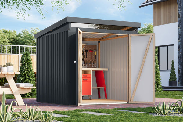 Gartenhaus Iridium 2 Metallhaus