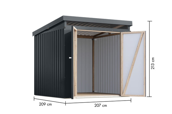 Gartenhaus Iridium 2 Metallhaus