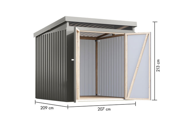 Gartenhaus Iridium 2 Metallhaus