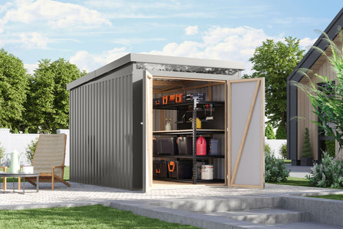 Gartenhaus Iridium 2,5 Metallhaus