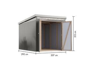Gartenhaus Iridium 2,5 Metallhaus