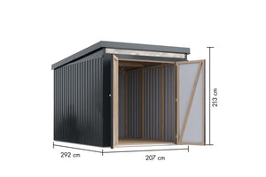 Gartenhaus Iridium 2,5 Metallhaus