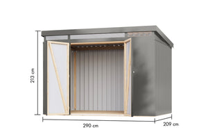 Gartenhaus Iridium 3 Metallhaus