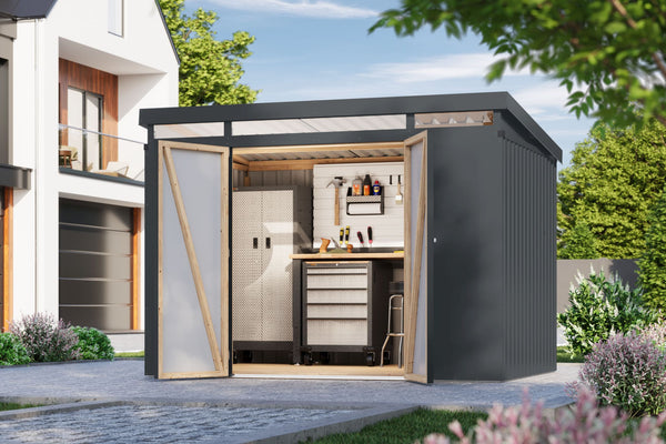 Gartenhaus Iridium 3 Metallhaus