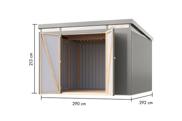 Gartenhaus Iridium 3,5 Metallhaus