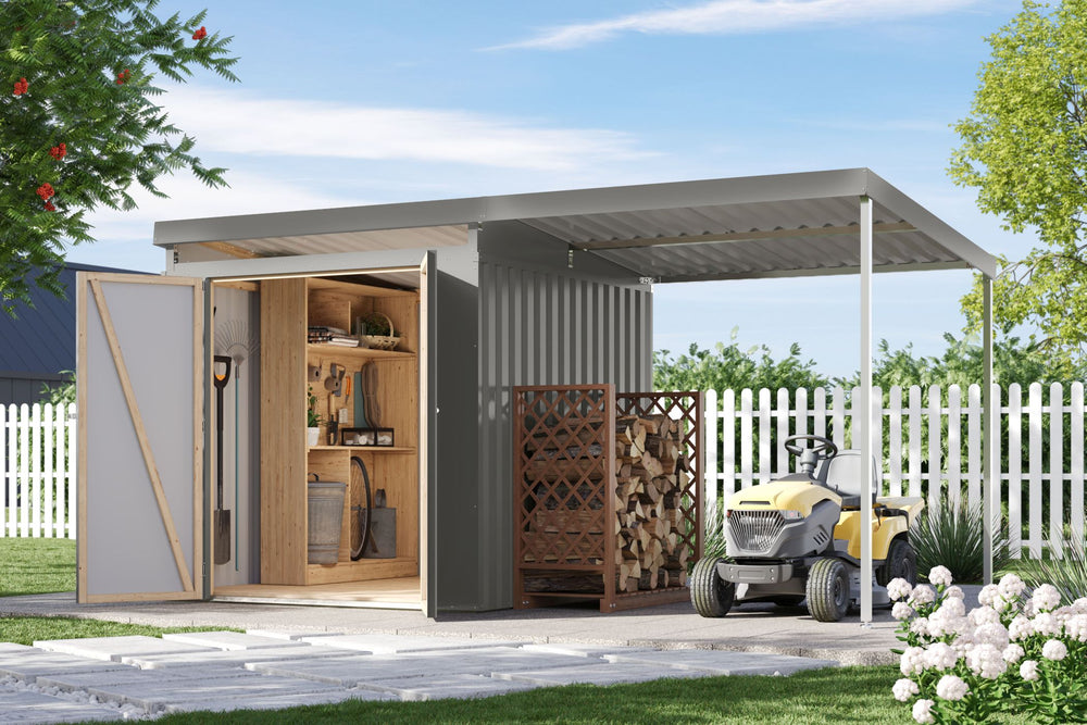 Gartenhaus Iridium 2 SET Metallhaus