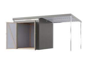 Gartenhaus Iridium 2 SET Metallhaus
