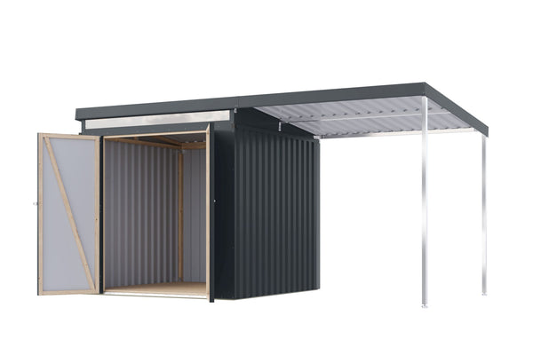 Gartenhaus Iridium 2 SET Metallhaus