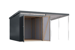Gartenhaus Iridium 2,5 SET Metallhaus