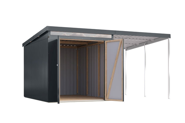 Gartenhaus Iridium 2,5 SET Metallhaus