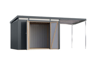 Gartenhaus Iridium 3 SET Metallhaus
