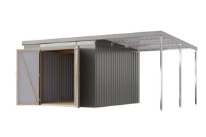 Gartenhaus Iridium 3,5 SET Metallhaus