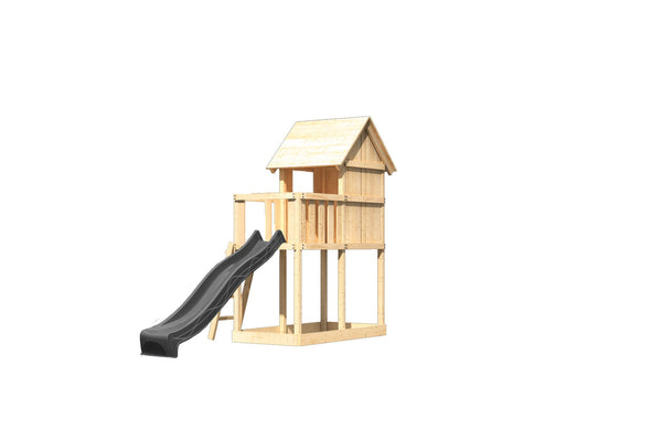 Kinderspielhaus Frieda SET Kinderspielgerät, naturbelassen, mit