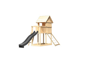 Kinderspielhaus Frieda SET Kinderspielgerät, naturbelassen, mit