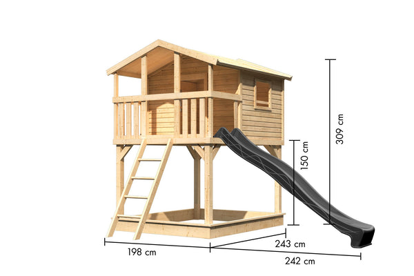 Stelzenhaus Benjamin SET Kinderspielgerät