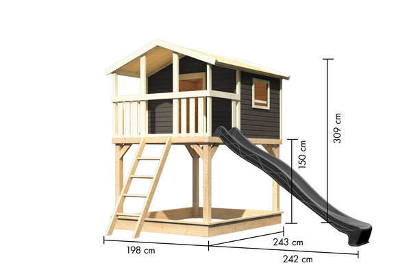 Stelzenhaus Benjamin SET Kinderspielgerät